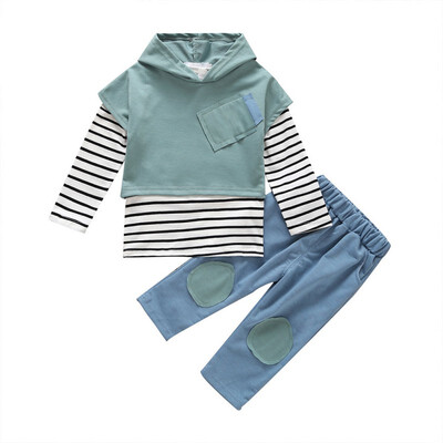 New Autumn Casual Baby Clothes Set Long Sleeve Top And Outerwear And Trousers Kit Kid Three-piece Outfit Set
New Autumn Casual Baby Clothes Set Long Sleeve Top And Outerwear And Trousers Kit Kid Three-piece Outfit Set