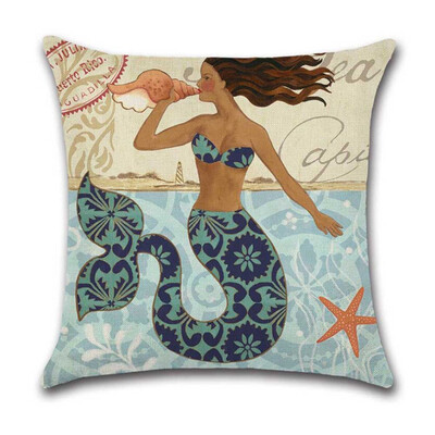 Case Linen Goods Mermaid Mermaid Cotton Linen Pillow Case Cotton Charm Vintage Protector Cushion Sofa Beautiful
Case Linen Goods Mermaid Mermaid Cotton Linen Pillow Case Cotton Charm Vintage Protector Cushion Sofa Beautiful