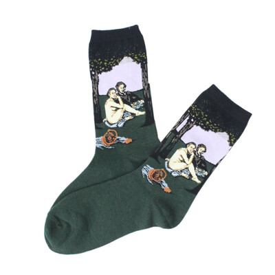 Spring Retro Women Masterpiece Socks Ukiyoe Art Mona Lisa Van Gogh Mural World Autumn Famous Oil Painting Men Couple Funny Socks
Spring Retro Women Masterpiece Socks Ukiyoe Art Mona Lisa Van Gogh Mural World Autumn Famous Oil Painting Men Couple Funny Socks