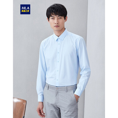 HLA Haishus parents sleeve dress shirt men 2019 spring new twill jacquard comfortable long lining HNCAD1R001T light blue pattern 01 17596Y 41
HLA Haishus parents sleeve dress shirt men 2019 spring new twill jacquard comfortable long lining HNCAD1R001T light blue pattern 01 17596Y 41