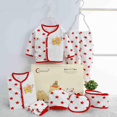 WEIXINBUY Baby Boys Girls Clothing Cotton Infant Underwear Fashion Suits Set 7 Pieces Clothes For 0-3M
WEIXINBUY Baby Boys Girls Clothing Cotton Infant Underwear Fashion Suits Set 7 Pieces Clothes For 0-3M