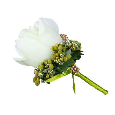Wedding Accessories Simulation Single Rose With Diamond Bride Groom Wedding Boutonnieres
Wedding Accessories Simulation Single Rose With Diamond Bride Groom Wedding Boutonnieres
