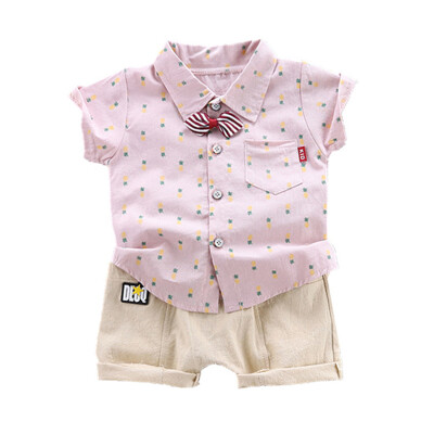 Baby Boys Casual Set Pineapple Print Tops Blouse T-shirtShorts Casual Short Sleeve Outfits Sets
Baby Boys Casual Set Pineapple Print Tops Blouse T-shirtShorts Casual Short Sleeve Outfits Sets