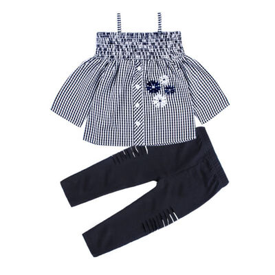 Autumn Girls Clothes Sets Fashion Girl Shirt Top Hole Tights Pants 2018 Kids Clothing 2pcs Children Clothing
Autumn Girls Clothes Sets Fashion Girl Shirt Top Hole Tights Pants 2018 Kids Clothing 2pcs Children Clothing