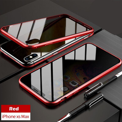 iPhone Glass CaseSlim Bumper Magnetic Adsorption Installation Anti-Scratch Aluminum Metal with Double Screen Protector Cover
iPhone Glass CaseSlim Bumper Magnetic Adsorption Installation Anti-Scratch Aluminum Metal with Double Screen Protector Cover