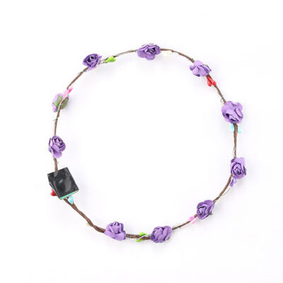 Hot Party Crown Flower Headband LED Light Up Hair Wreath Hairband Garlands Women Halloween Christmas Glowing Wreath
Hot Party Crown Flower Headband LED Light Up Hair Wreath Hairband Garlands Women Halloween Christmas Glowing Wreath