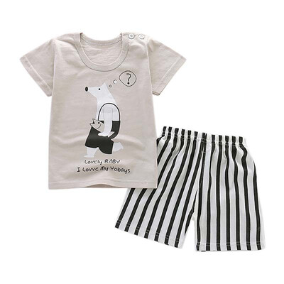 Summer Baby Boys Girl Short Sleeve Cartoon Print Tops T-shirt Shorts Toddler Casual Outfits Sets Fashion Set
Summer Baby Boys Girl Short Sleeve Cartoon Print Tops T-shirt Shorts Toddler Casual Outfits Sets Fashion Set