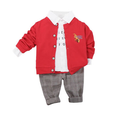 Autumn Baby Boy Clothes 3pcs Kids Clothes for Girl Long Sleeve Letters T-shirtAnimal Print Sweatshirt CoatPants Casual Outfits
Autumn Baby Boy Clothes 3pcs Kids Clothes for Girl Long Sleeve Letters T-shirtAnimal Print Sweatshirt CoatPants Casual Outfits
