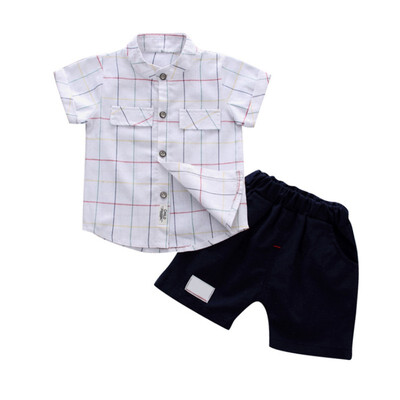 Baby Boy Clothes Set Palytoday Plaid Shirt Top Black Shorts Baby Clothes Set Summer 3 Colors Kids Clothes
Baby Boy Clothes Set Palytoday Plaid Shirt Top Black Shorts Baby Clothes Set Summer 3 Colors Kids Clothes