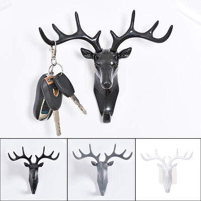 Hot Sale Fashion Deer head Self Adhesive Wall Door Hook Hanger Bag Keys Sticky Holder
Hot Sale Fashion Deer head Self Adhesive Wall Door Hook Hanger Bag Keys Sticky Holder