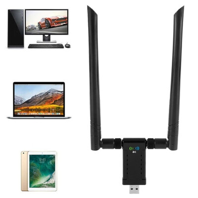 AC1200m Wireless WiFi Receiver Wireless Network Card USB 24 g5 8 g Dual-frequency Gigabit USB Network Card
AC1200m Wireless WiFi Receiver Wireless Network Card USB 24 g5 8 g Dual-frequency Gigabit USB Network Card