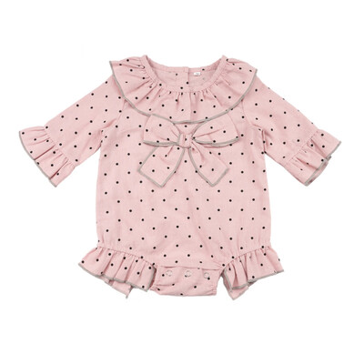 Infant Baby Girls Dot Print Short Sleeve Baby Romper Kids Bodysuit Jumpsuit With Bowknot Newborn Clothes
Infant Baby Girls Dot Print Short Sleeve Baby Romper Kids Bodysuit Jumpsuit With Bowknot Newborn Clothes