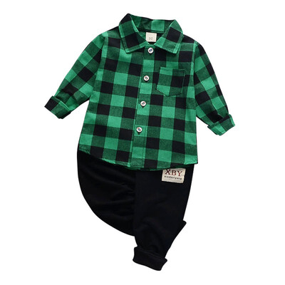 Childrens Clothing SpringAutumn Fashion Plaid Childrens Sets Cotton Kids Boy Clothing Set Newborn Baby Boys Clothes
Childrens Clothing SpringAutumn Fashion Plaid Childrens Sets Cotton Kids Boy Clothing Set Newborn Baby Boys Clothes