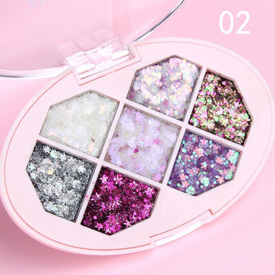 New 7-color Sequins Eyeshadow Palette Long Lasting Waterproof Smudge-proof Glitter Eye Shadow
New 7-color Sequins Eyeshadow Palette Long Lasting Waterproof Smudge-proof Glitter Eye Shadow