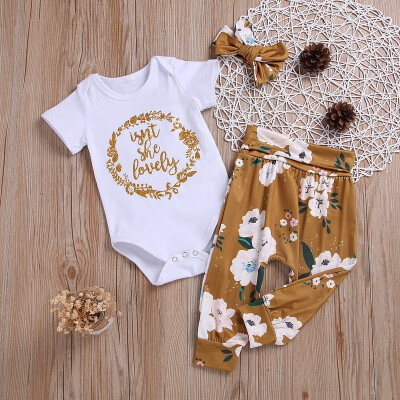 Premium Newborn Infant Baby Girl Outfits Clothes Set Romper BodysuitPants Leggings
Premium Newborn Infant Baby Girl Outfits Clothes Set Romper BodysuitPants Leggings
