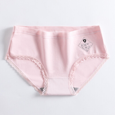 Japanese Version No Trace Cotton Antibacterial Mid-waist Abdomen Lace Side Girls Underwear Briefs
Japanese Version No Trace Cotton Antibacterial Mid-waist Abdomen Lace Side Girls Underwear Briefs