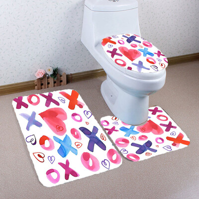 Gobestart 3PCS Valentines Day Pattern Non Slip Toilet Seat Cover Rug Bathroom Set Decor
Gobestart 3PCS Valentines Day Pattern Non Slip Toilet Seat Cover Rug Bathroom Set Decor