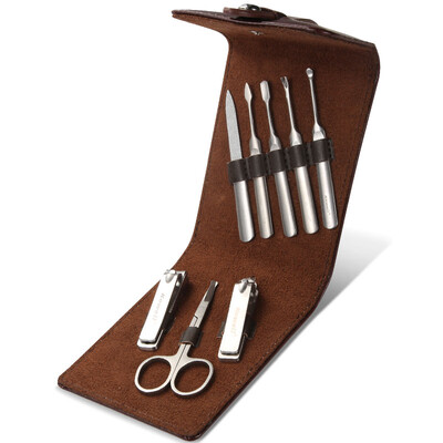 Korea Kowell Han Kewei stainless steel nail clipper set anti-splash nail scissors personal care repair capacity combination 8 piece set KD805 brown
Korea Kowell Han Kewei stainless steel nail clipper set anti-splash nail scissors personal care repair capacity combination 8 piece set KD805 brown