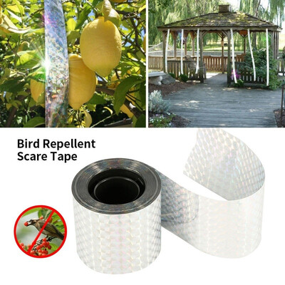 Bird Repellent Scare Tape Double-sided Reflective Scare Bird Tape Bird Deterrent Tape for Home Garden&Farm
Bird Repellent Scare Tape Double-sided Reflective Scare Bird Tape Bird Deterrent Tape for Home Garden&Farm
