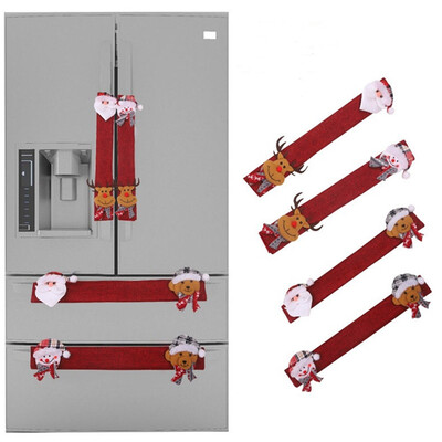 Christmas Decorations Refrigerator Door Handle Covers Santa Snowman Kitchen Appliance Covers
Christmas Decorations Refrigerator Door Handle Covers Santa Snowman Kitchen Appliance Covers