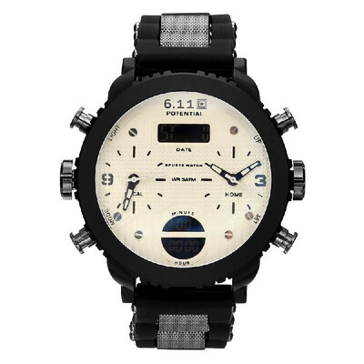 611 Men Outdoor Sport Silica Gel Band Watches Multi-Functional Waterproof Digital Wristwatches
611 Men Outdoor Sport Silica Gel Band Watches Multi-Functional Waterproof Digital Wristwatches
