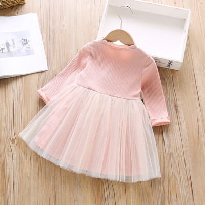 Spring Autumn Teenager Dress Baby Girl Long Sleeve Mesh Yarn Dress Crew Neck Tutu Dress Princess Dresses Casual Clothes
Spring Autumn Teenager Dress Baby Girl Long Sleeve Mesh Yarn Dress Crew Neck Tutu Dress Princess Dresses Casual Clothes