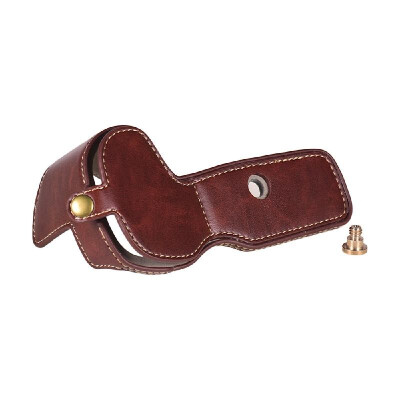 Portable PU Leather Half Body Camera Case Bag Cover Bottom Opening Version for Canon EOS R ILDC Camera
Portable PU Leather Half Body Camera Case Bag Cover Bottom Opening Version for Canon EOS R ILDC Camera