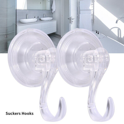 2Pcs Premium Sucker Hook Multi-purpose Kitchen Bathroom Suction Hanger Traceless Key Coat Towel Holder with Strong Suction Holds
2Pcs Premium Sucker Hook Multi-purpose Kitchen Bathroom Suction Hanger Traceless Key Coat Towel Holder with Strong Suction Holds
