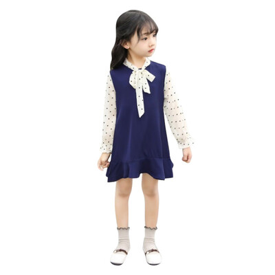 2019 Autumn Casual Baby Girls Dot Print Long Sleeve Fake 2 Piece Design Dress Kids Toddler Sundress
2019 Autumn Casual Baby Girls Dot Print Long Sleeve Fake 2 Piece Design Dress Kids Toddler Sundress