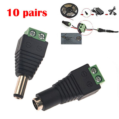 〖Follure〗10Pair Male Female DC 12V Power Source Plug Contact Connector For LED Strip Ligh
〖Follure〗10Pair Male Female DC 12V Power Source Plug Contact Connector For LED Strip Ligh