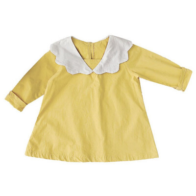 Baby Dress 0-5T Children Autumn Girls Cute Solid Color Doll Collar Princess Long-Sleeved Sweet Princess Dress
Baby Dress 0-5T Children Autumn Girls Cute Solid Color Doll Collar Princess Long-Sleeved Sweet Princess Dress