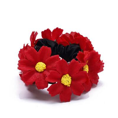 Fashion Flower Daisy Floral Bun Head Knot Garland Bracelet Hair Top Scrunchie Band Bridal
Fashion Flower Daisy Floral Bun Head Knot Garland Bracelet Hair Top Scrunchie Band Bridal