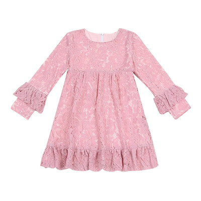 Children Girl Baby Girl Dress 2-7T New Autumn Lovely Girls Cute Lace Round Collar Princess Long-Sleeved Sweet Solid Color Dress
Children Girl Baby Girl Dress 2-7T New Autumn Lovely Girls Cute Lace Round Collar Princess Long-Sleeved Sweet Solid Color Dress