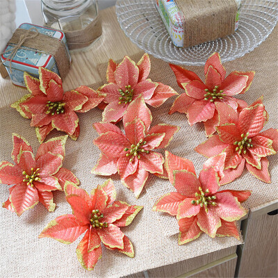 Tailored 8Pcs Artificial Fabric Flower Glitter Wedding Party Decor Christmas Xmas Tree De
Tailored 8Pcs Artificial Fabric Flower Glitter Wedding Party Decor Christmas Xmas Tree De