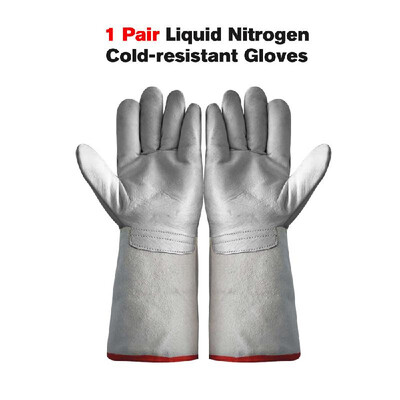 Pair of Working Gloves Low Temperature Liquid Nitrogen Gloves Antifreeze Cold-resistant with Thick Warm Sponge Dry Ice Gloves Hand
Pair of Working Gloves Low Temperature Liquid Nitrogen Gloves Antifreeze Cold-resistant with Thick Warm Sponge Dry Ice Gloves Hand