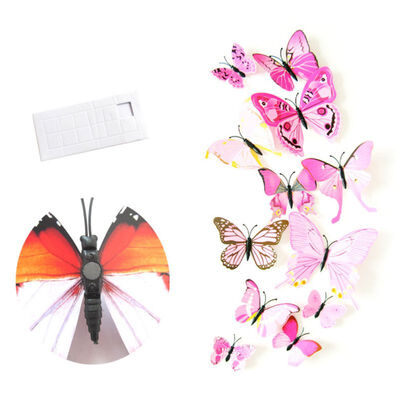 12pcslot 3D PVC Wall Stickers Magnet Butterflies DIY Wall Sticker Decor Poster Kids Rooms Home Decoration
12pcslot 3D PVC Wall Stickers Magnet Butterflies DIY Wall Sticker Decor Poster Kids Rooms Home Decoration