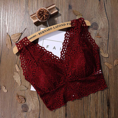 Fashion New Ladies Sexy Lace Deep V-Neck Solid Color Flowers Hollow Lace Hem Vest Detachable Chest Pad Camis Tops Women
Fashion New Ladies Sexy Lace Deep V-Neck Solid Color Flowers Hollow Lace Hem Vest Detachable Chest Pad Camis Tops Women