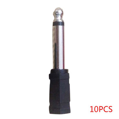 10PCS Headphone Adapter 635 mm Male to 35 mm Female Stereo Audio Earphone Jack Connector
10PCS Headphone Adapter 635 mm Male to 35 mm Female Stereo Audio Earphone Jack Connector
