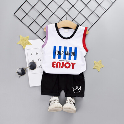 Multicolor Summer Baby Boys Casual Sleeveless Letter Print Vest T-shirt TopsShorts Costume Set
Multicolor Summer Baby Boys Casual Sleeveless Letter Print Vest T-shirt TopsShorts Costume Set
