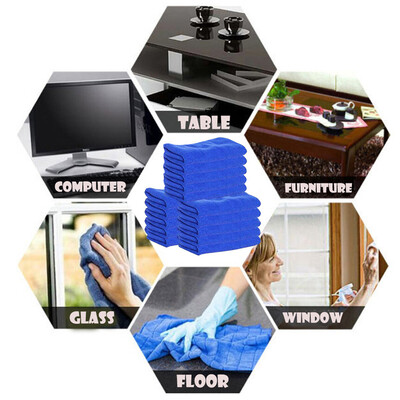 Gobestart Microfiber Cleaning Cloth Square Water Absorption Kitchen Car Cleaning Towel
Gobestart Microfiber Cleaning Cloth Square Water Absorption Kitchen Car Cleaning Towel
