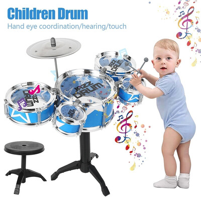 Childrens Jazz Drum Music Training Percussion Simulation Drum Set Fighting Jazz Musical Toys
Childrens Jazz Drum Music Training Percussion Simulation Drum Set Fighting Jazz Musical Toys