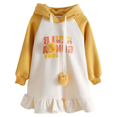 Girls Hooded Dress Long Sleeve Baby Girl Clothes Letter Autumn Winter Kids Dresses for Girls Costume Princess Dress
Girls Hooded Dress Long Sleeve Baby Girl Clothes Letter Autumn Winter Kids Dresses for Girls Costume Princess Dress