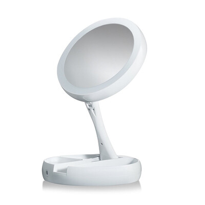 Double-sided Rotation Folding USB LEDs Lighted Makeup Mirror Touch Screen Portable Tabletop Lamp Cosmetic Mirror Make Up Tools
Double-sided Rotation Folding USB LEDs Lighted Makeup Mirror Touch Screen Portable Tabletop Lamp Cosmetic Mirror Make Up Tools
