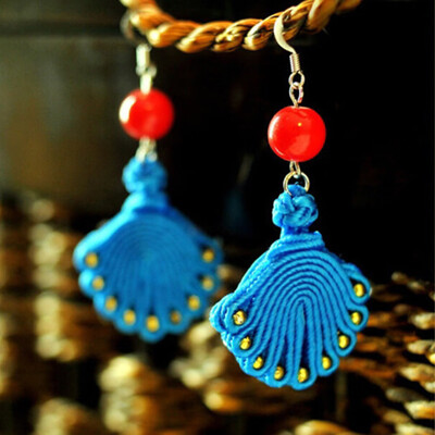 Handmade Fabric Statement Peacock Dangle Earrings New Original Ethnic Jewelry Chinese Style Traditional Earrings
Handmade Fabric Statement Peacock Dangle Earrings New Original Ethnic Jewelry Chinese Style Traditional Earrings