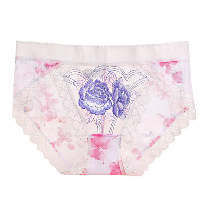Women Seamless Panties Underwear Embroidered Lace Briefs For Female Transparent Mesh Mid-Rise Sexy Panties Summer New Hot Sale
Women Seamless Panties Underwear Embroidered Lace Briefs For Female Transparent Mesh Mid-Rise Sexy Panties Summer New Hot Sale