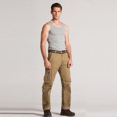 Gobestart Summer Fashion Mid-rise Mens Longs Loose Casual Multi-pocket Tooling Pants
Gobestart Summer Fashion Mid-rise Mens Longs Loose Casual Multi-pocket Tooling Pants