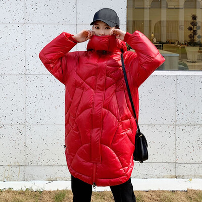 Tailored Women Fashion Outerwear Long Cotton-padded Jackets Pocket Hooded Glossy Coats
Tailored Women Fashion Outerwear Long Cotton-padded Jackets Pocket Hooded Glossy Coats