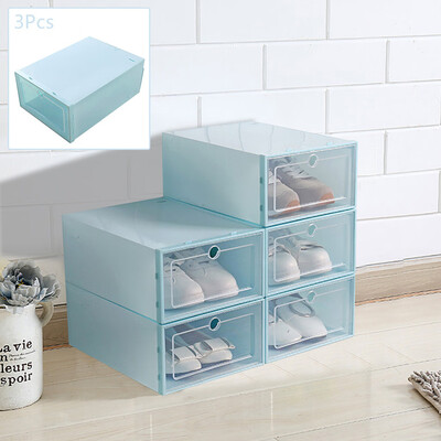 Toponeto Foldable Shoe Box Storage Plastic Transparent Case Stackable Organizer 3Pcs
Toponeto Foldable Shoe Box Storage Plastic Transparent Case Stackable Organizer 3Pcs