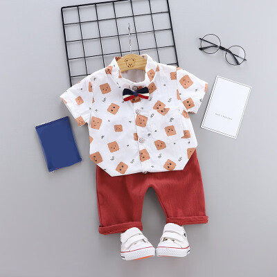 2PcsSet Summer Baby Boys Short Sleeve Cartoon Print Tops Blouse T-shirtShorts Casual Outfits Sets
2PcsSet Summer Baby Boys Short Sleeve Cartoon Print Tops Blouse T-shirtShorts Casual Outfits Sets