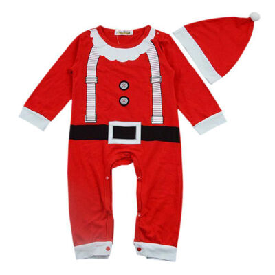 Christmas Rompers New baby Santa Claus Overalls Hat long sleeves newborn Infant Girlsboys 0-24month Clothes Party Gift
Christmas Rompers New baby Santa Claus Overalls Hat long sleeves newborn Infant Girlsboys 0-24month Clothes Party Gift